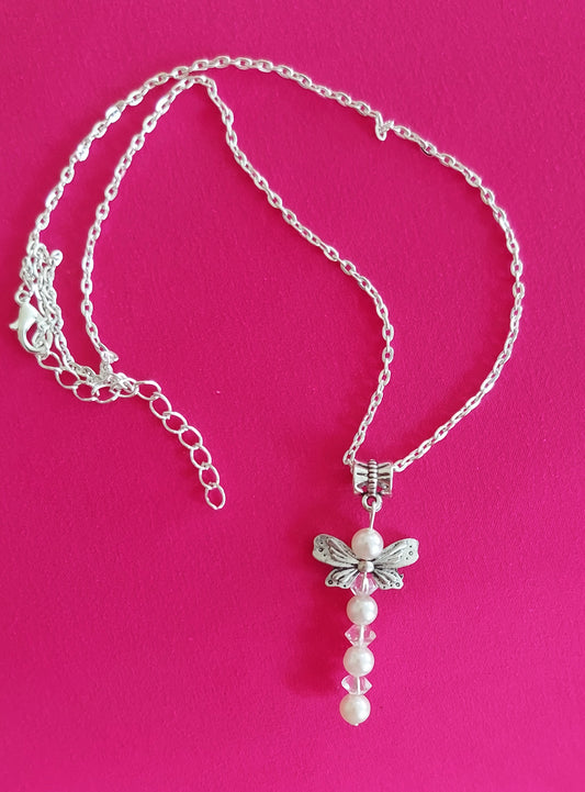 Angel Necklace with pearls